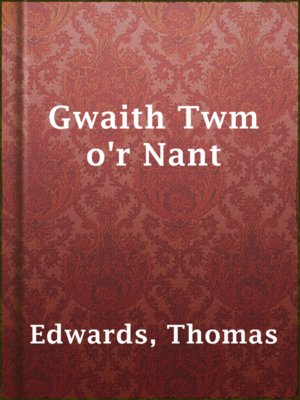 cover image of Gwaith Twm o'r Nant